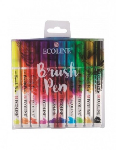Rotuladores Brush Pen set 10  - Ecoline