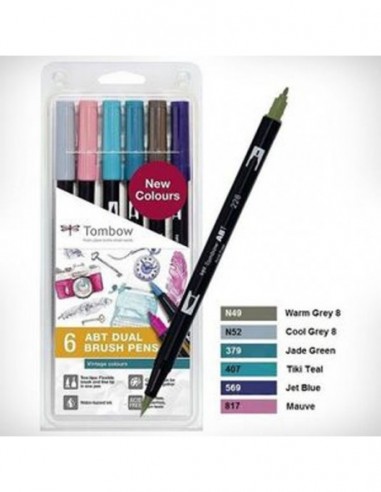 Rotuladores ABT Dual Brush Pens Vntage colours  - Tombow