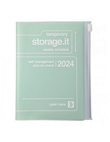 Agenda Semanal 2023-24 A6 Storage.it Mint - Mark's