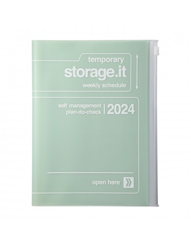 Agenda Semanal 2023-24 A5 Storage.it Verde - Mark's