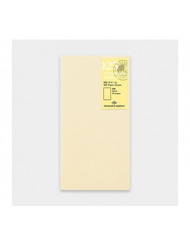 TN Regular 025 Refill MD Paper Cream - Traveler's Company