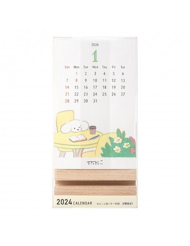 Calendario de Sobremesa 2024 Perros - Midori