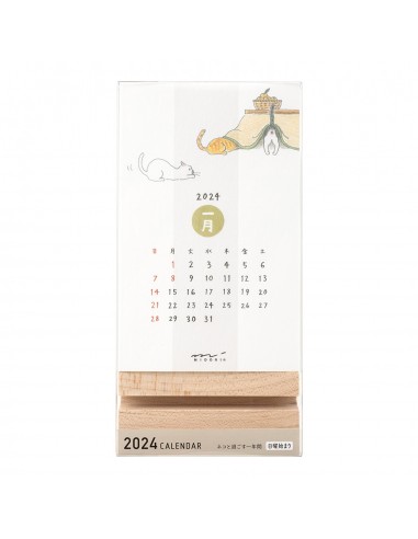 Calendario de Sobremesa 2024 Gatos - Midori