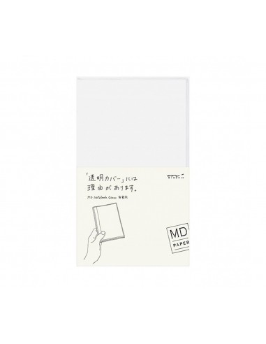 Funda MD Transparente Cover Clear Para Cuadernos B6 Slim - Midori