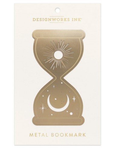Marcapáginas Metal Bookmark Hourglass - Designworks Ink