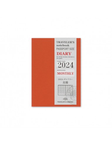 Planner 2024 Mensual Traveler's Notebook Passport - Traveler's Company