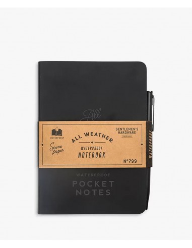 Cuaderno A5 Waterproof Notebook Black  - Gentlemen's Hardware