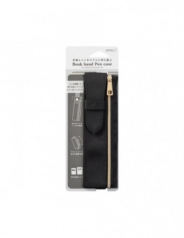 Portatodo Book Band Pen Case Black - Midori