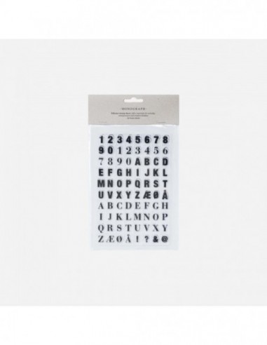 Sellos de silicona letras y números - Monograph
