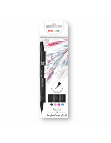 Set 4 rotuladores  Brush Sing Pen Artist - Pentel