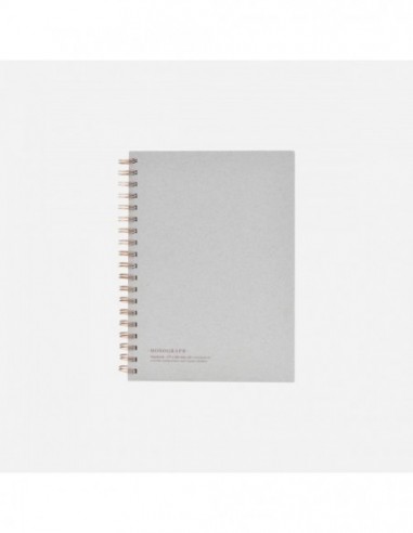 Cuaderno gris mini - Monograph