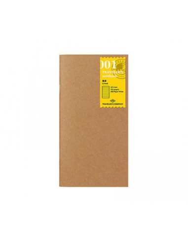 TN Regular 001 Refill Lined Notebook - Traveler´s Company
