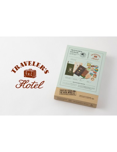 Set edición limitada Notebook regular Hotel Brown - Traveller´s Company
