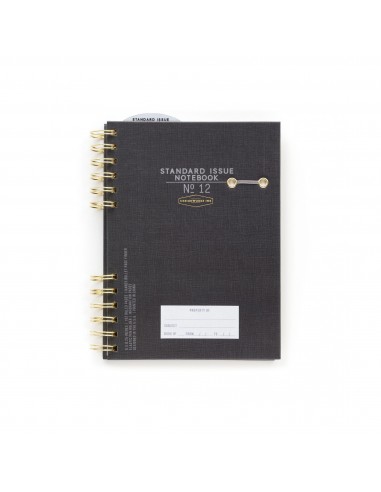 Notebook Planificador Standard Issue nº 12 Negro - Designworks ink.