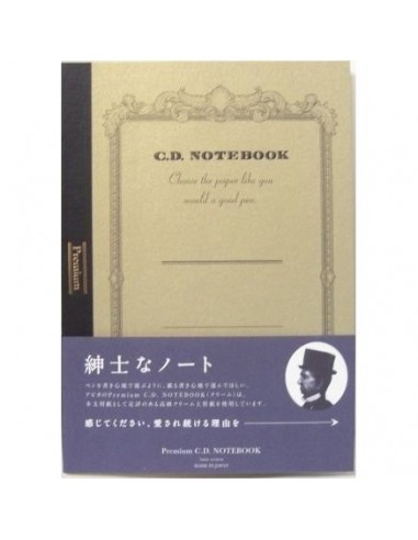 Notebook Premium CD Note Cream A5 Cuadros - Apica