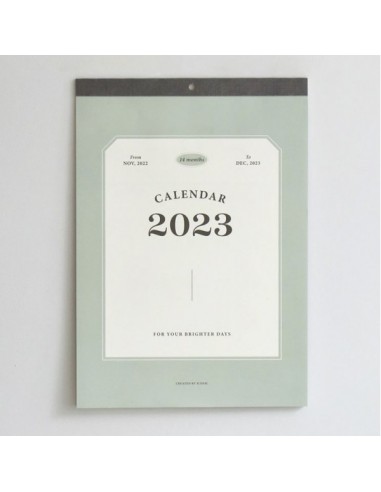 Calendario de Pared 2023 Scheduler