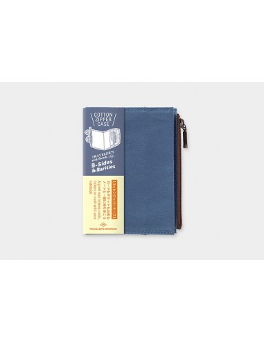 Recambio B-Side & Rarities Passport Cotton Zipper Blue - Traveler´s Company